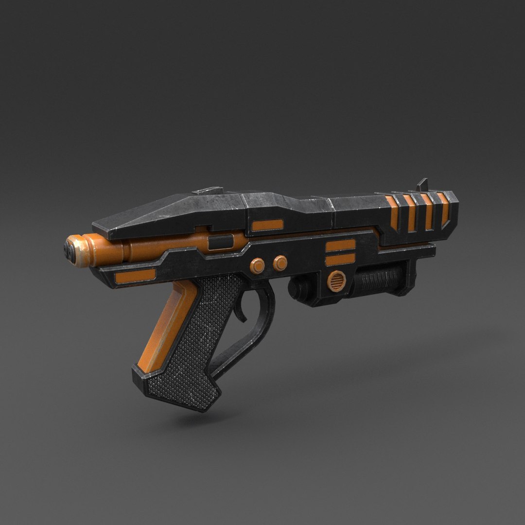 3D Model Gun Pbr Details - TurboSquid 1297419