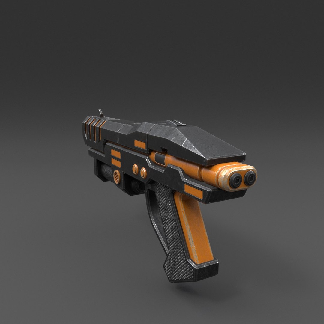 3D Model Gun Pbr Details - TurboSquid 1297419