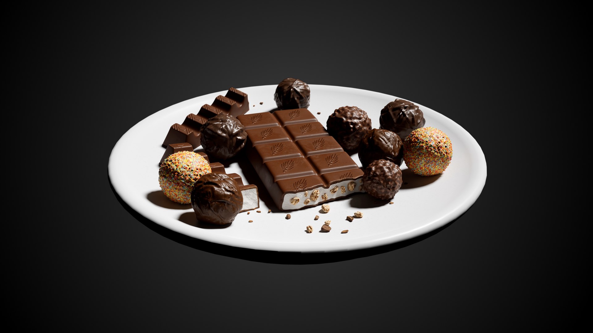 Chocolate and Pralines Plate 3D https://p.turbosquid.com/ts-thumb/pv/7B536e/pJ/01/jpg/1793273034/1920x1080/fit_q87/111a73bf820d638640bf27972a93dafe157827c6/01.jpg