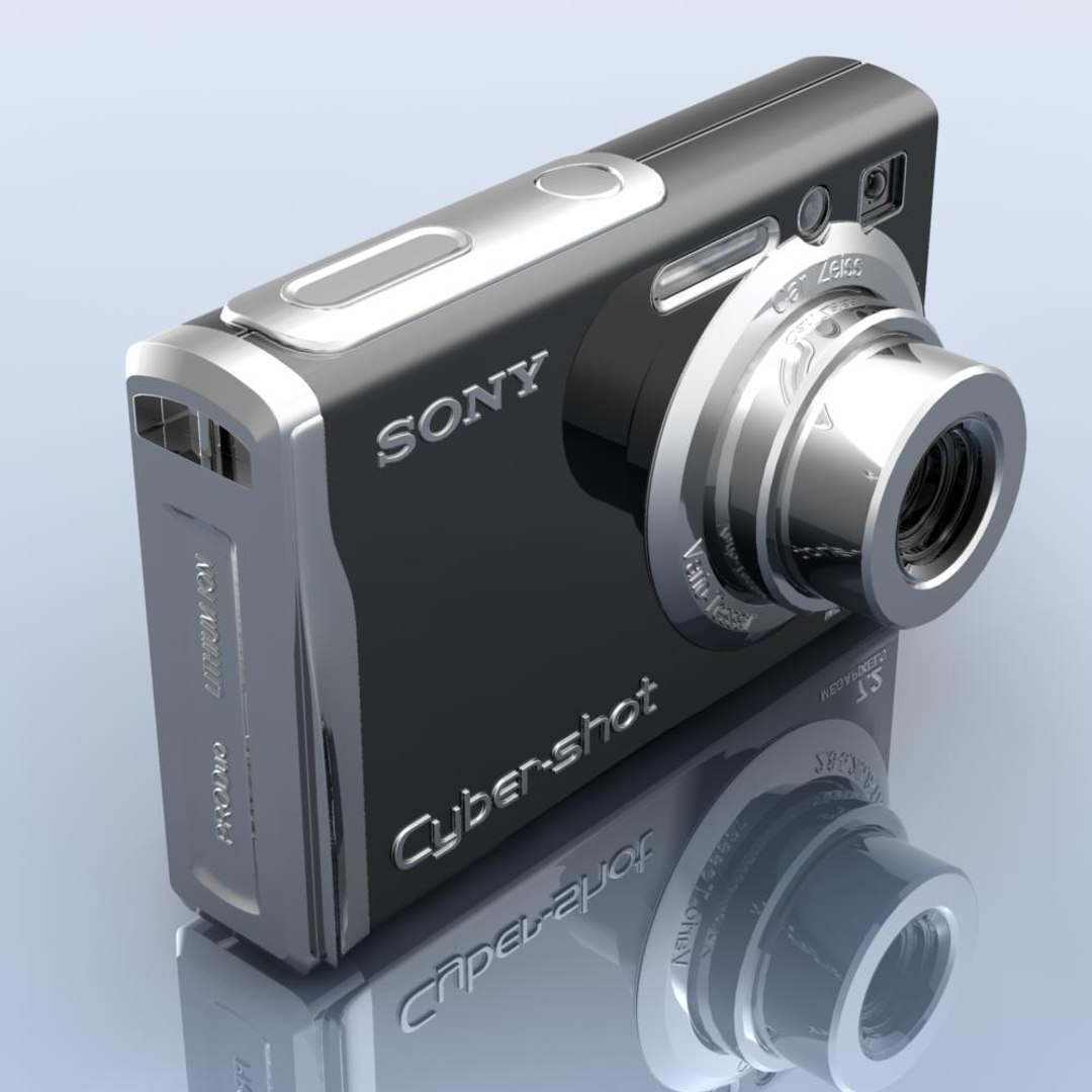 sony cybershot dsc w80 3d model