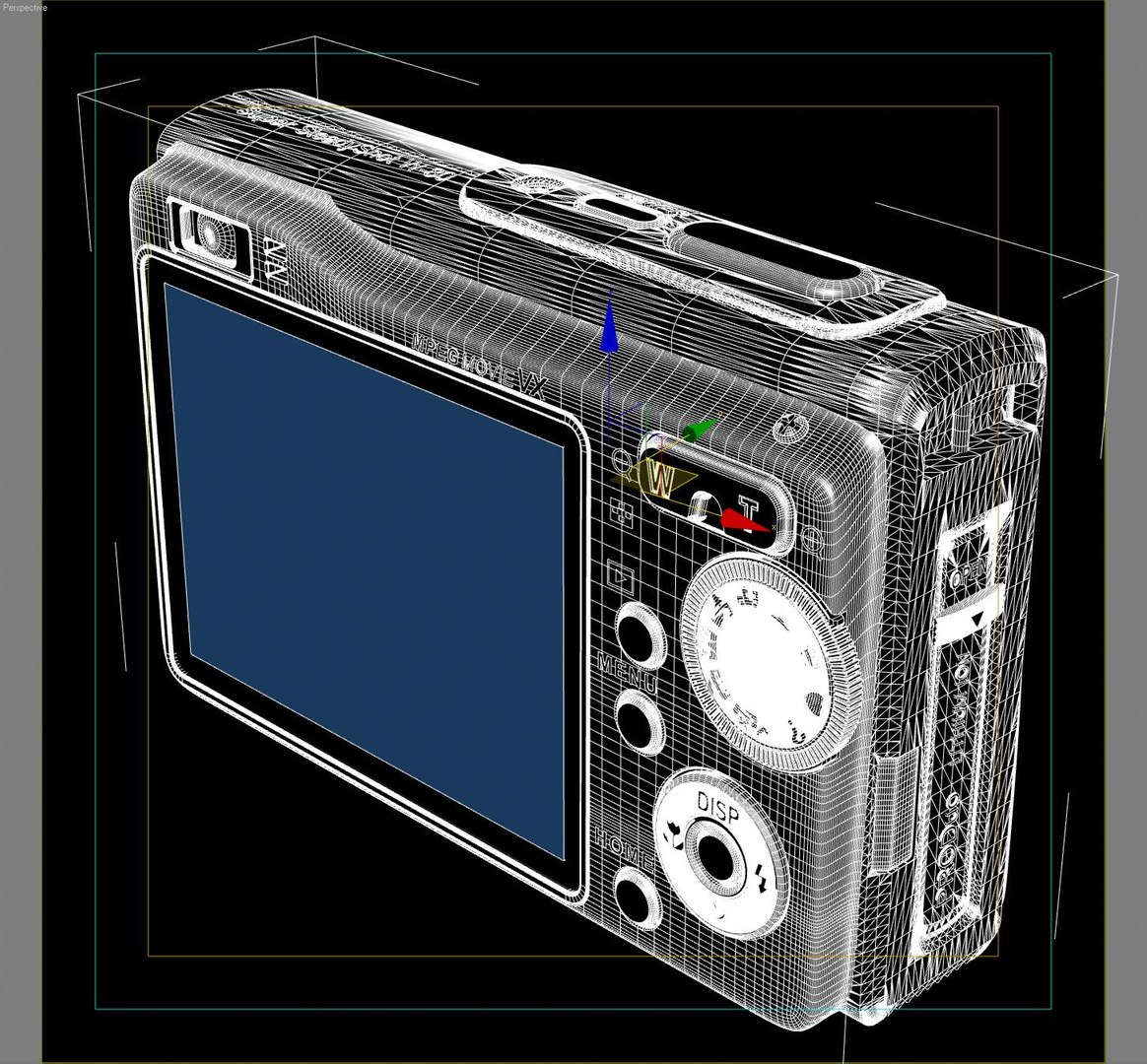 sony cybershot dsc w80 3d model