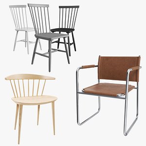 3D armchair 01 chair model