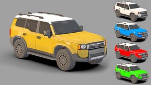 3D Toyota Land Cruiser