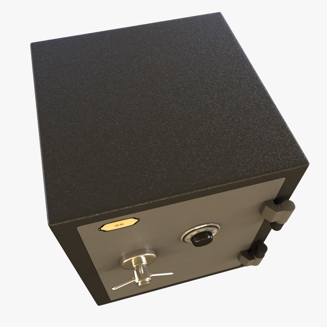 3d model safe box 1