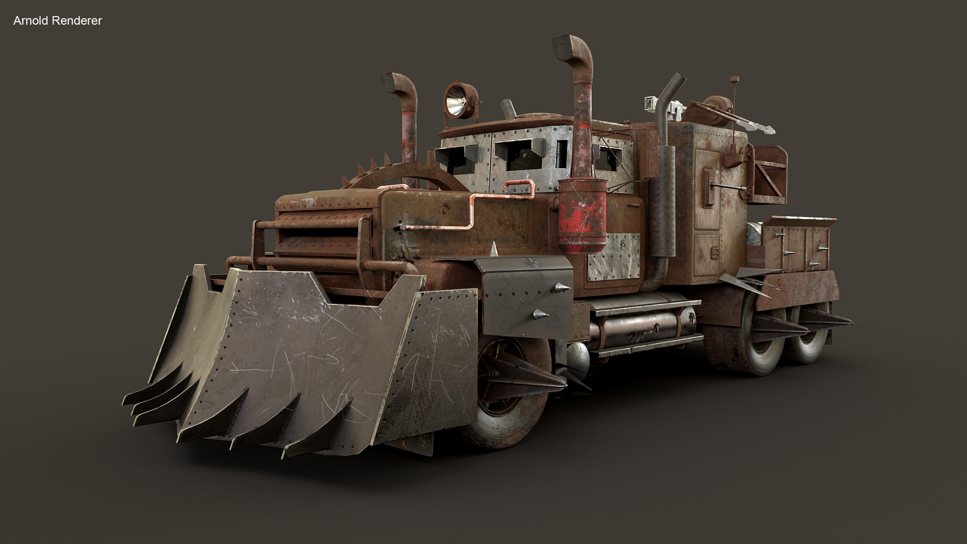 Post Apocalypse Truck Model - TurboSquid 2029545