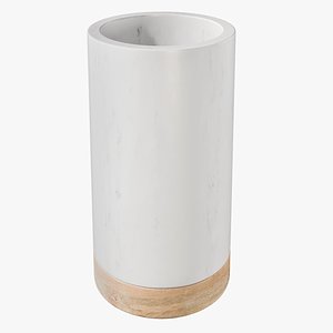 Wood Marble Wine Cooler