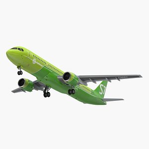 Irkut MC 21 300 S7 Rigged 3D Model