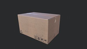 cardboard box 02 model