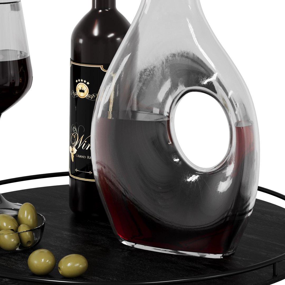 N11 Wine Set with Decanter Glass and Olives 3D model https://p.turbosquid.com/ts-thumb/pv/IP1sVl/jc/6k/jpg/1756373684/1920x1080/fit_q87/7e502ae73391fbe9694d797a7008b78dab5ab026/6k.jpg