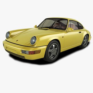 3D Porsche 911 964 Carrera 2