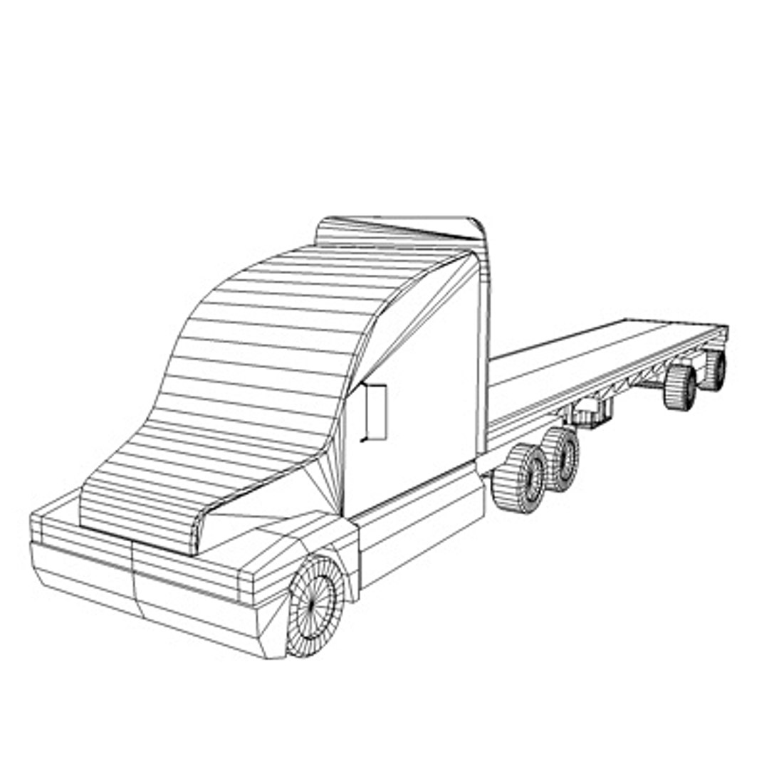 Mack Truck 3d Model