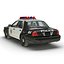 Ford Crown Victoria Police Car Rigged