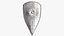 Bouclier fantastique RPG Viking Lenticulaire Rond Chauffe Médiéval Templier Porpax Grec Aspis Hoplite Cerf-volant Parme Pavise Pelta Scutum Targe Tour Romain Spartiate Petit Bouclier Collection