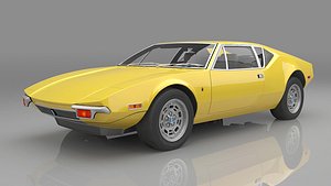 1971 De Tomaso Pantera 3D model