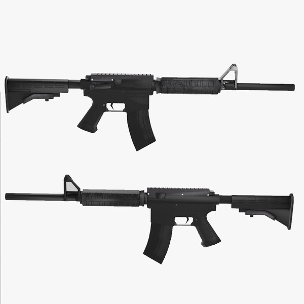 Assault Riffle 3D model - TurboSquid 1762400