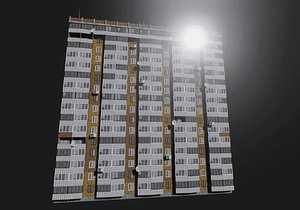 Khrushchyovka 3D model