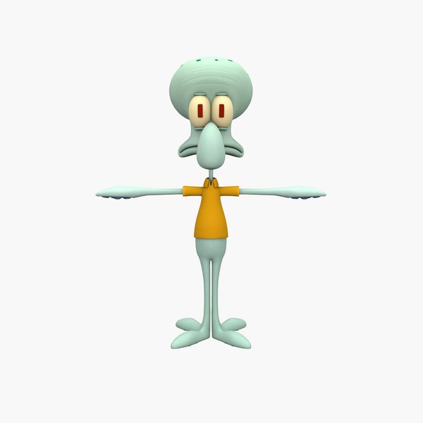 Squidward 3D - TurboSquid 1678952