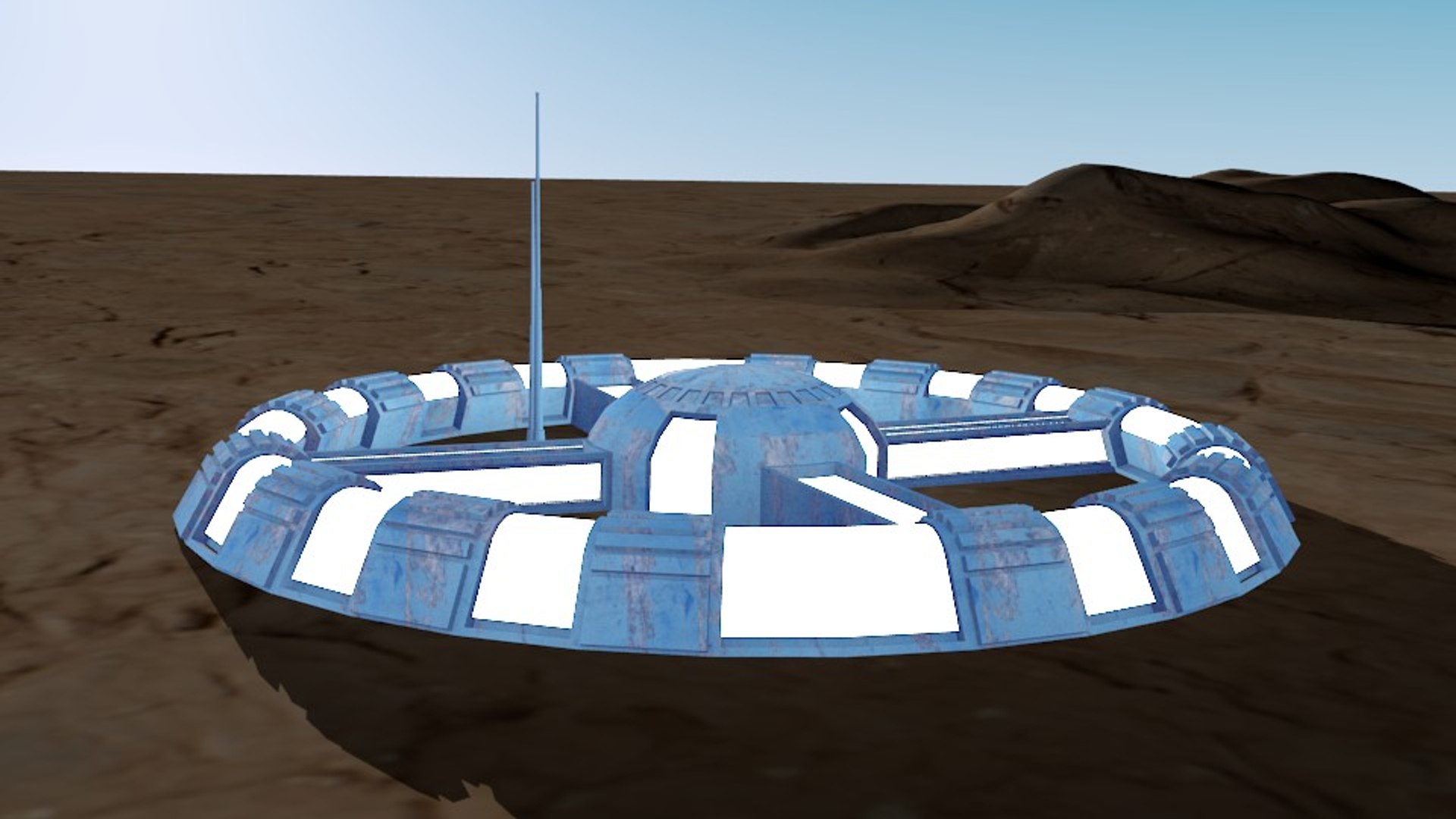 Space Base Model - TurboSquid 1191779