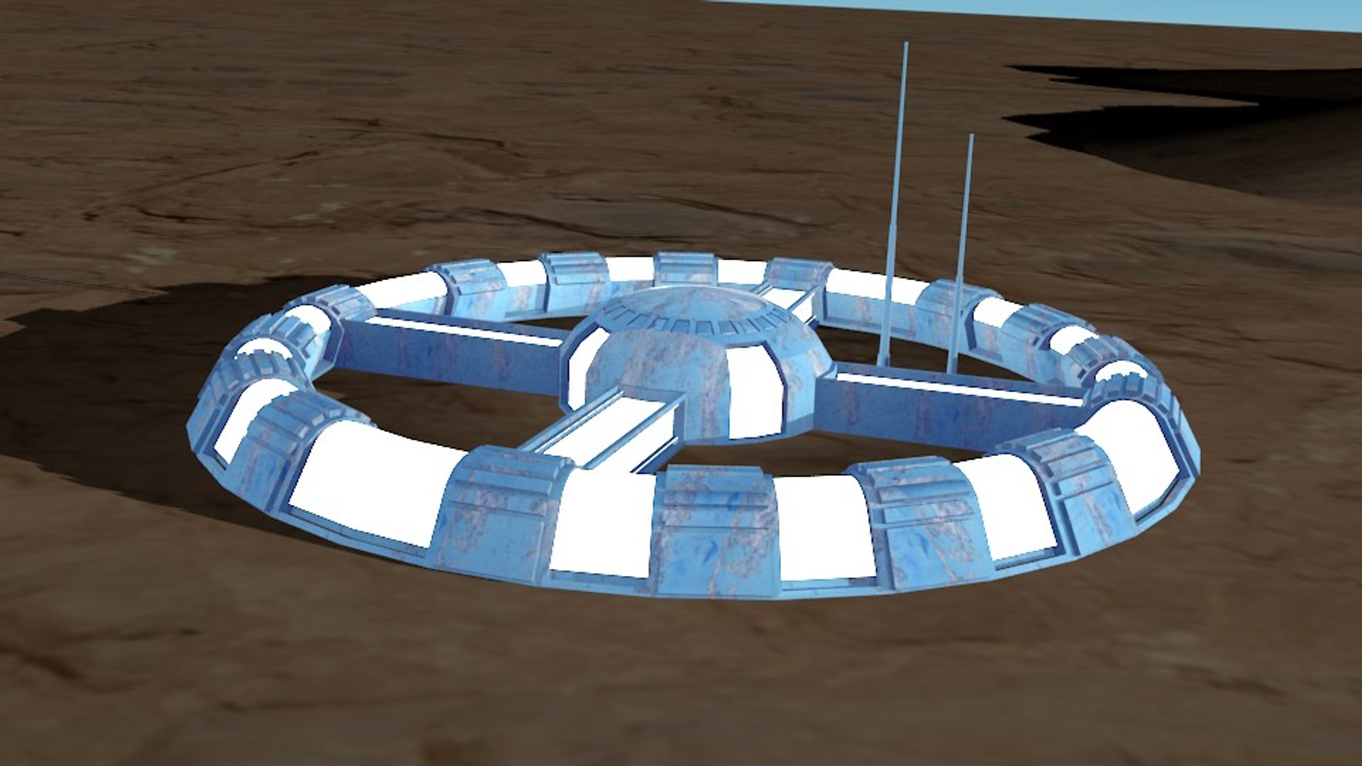 Space Base Model - TurboSquid 1191779