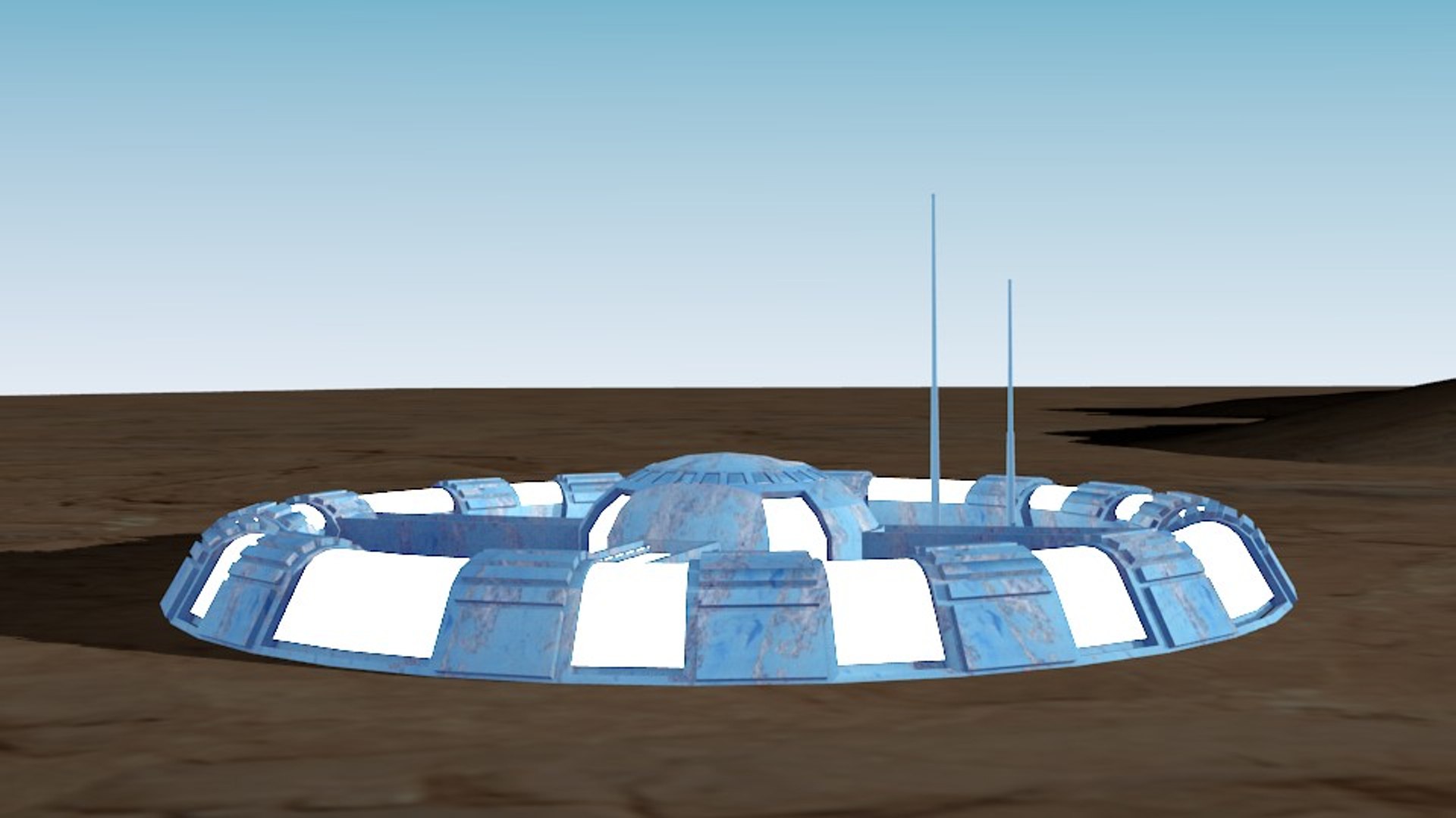 Space Base Model - TurboSquid 1191779