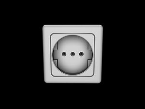 free 3ds model electric socket