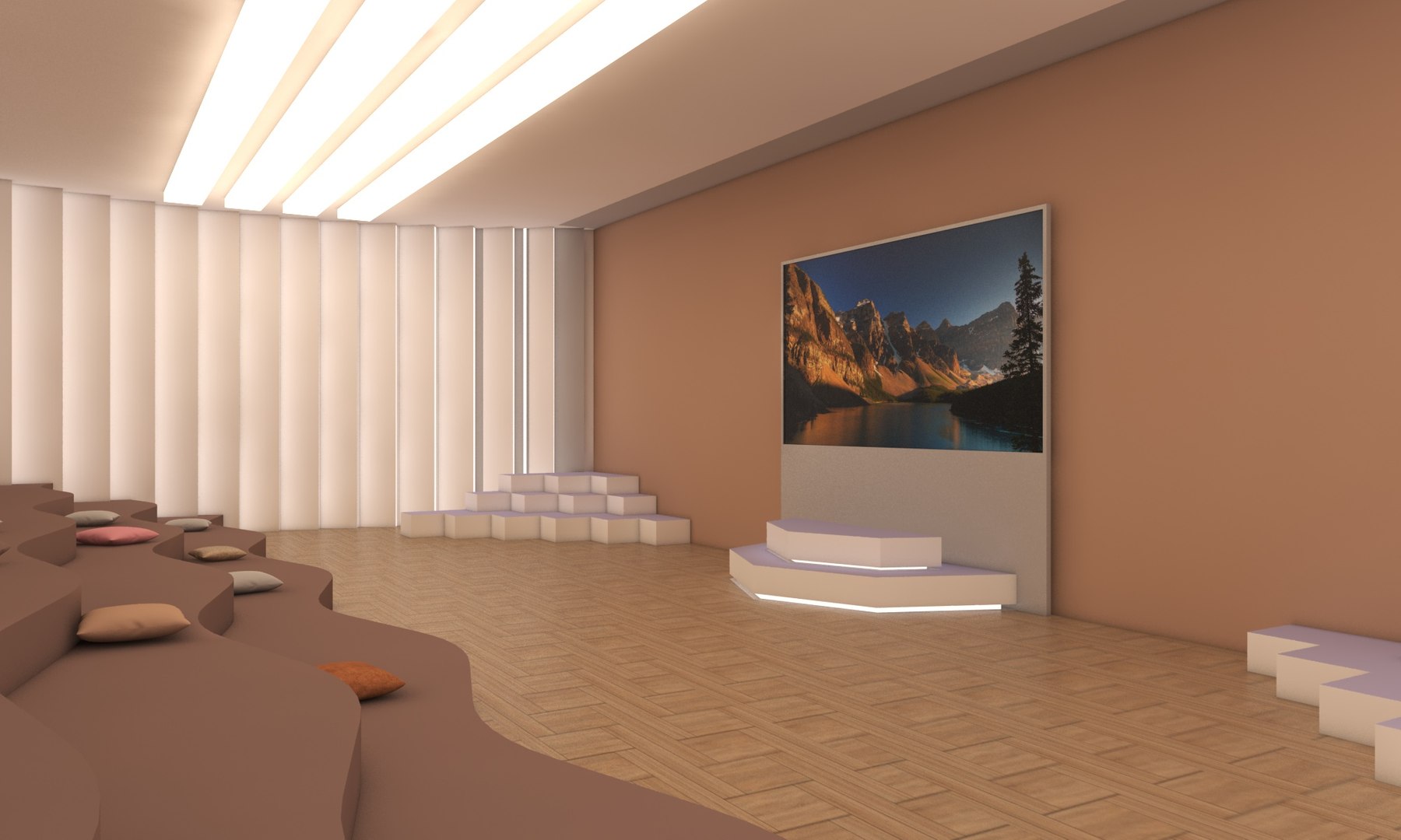 Hall 3D Model - TurboSquid 1982282