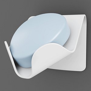 3d wall soap dish model
