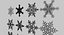 Snowflakes Set