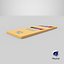 Kids Colored Pencils Box 3D Model