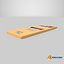 Kids Colored Pencils Box 3D Model