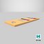 Kids Colored Pencils Box 3D Model