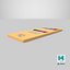 Kids Colored Pencils Box 3D Model