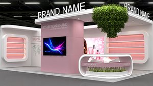 exhibition booth stall-447 3D