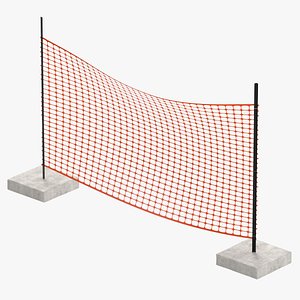 3D model Safety Netting Short Clean and Dirty