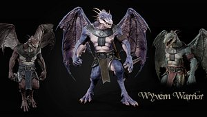 3D model Wyvern Warrior