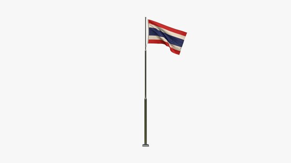 3D Animated Thailand Flag - TurboSquid 1799227
