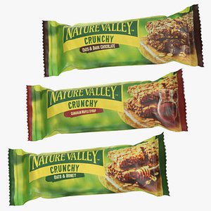 Nature Valley Crunchy Granola Bar Collection 3D model