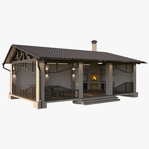 Gazebo With Barbecue