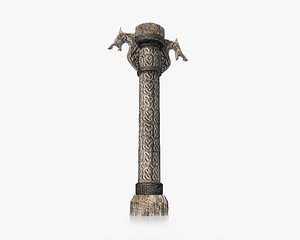 Norse carved column
