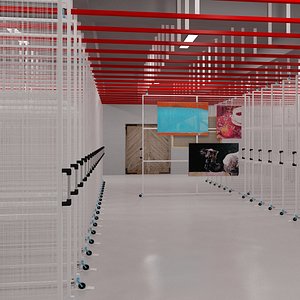 3d museum artestore store model