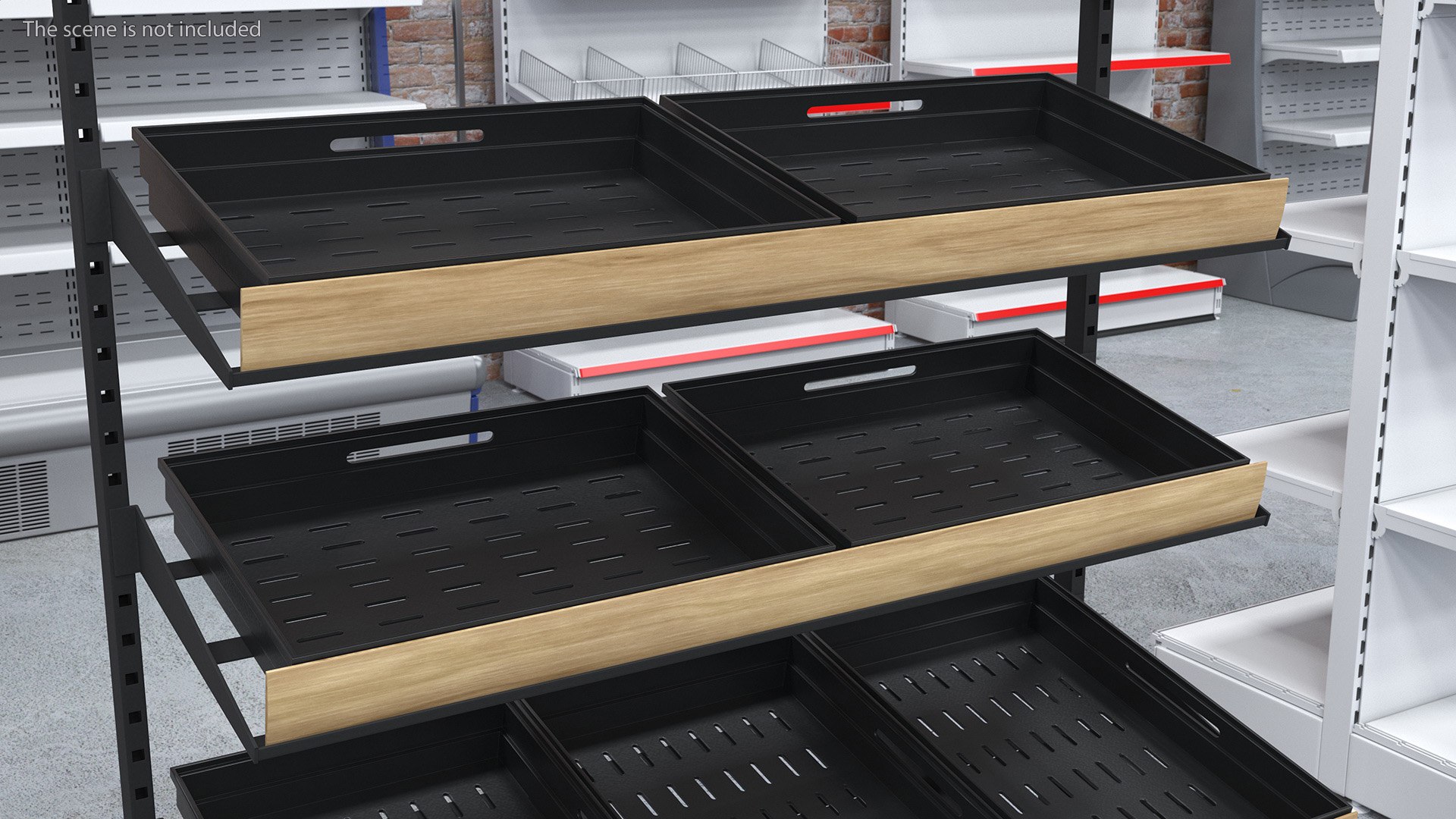 Grocery Display Rack Model - TurboSquid 2191857