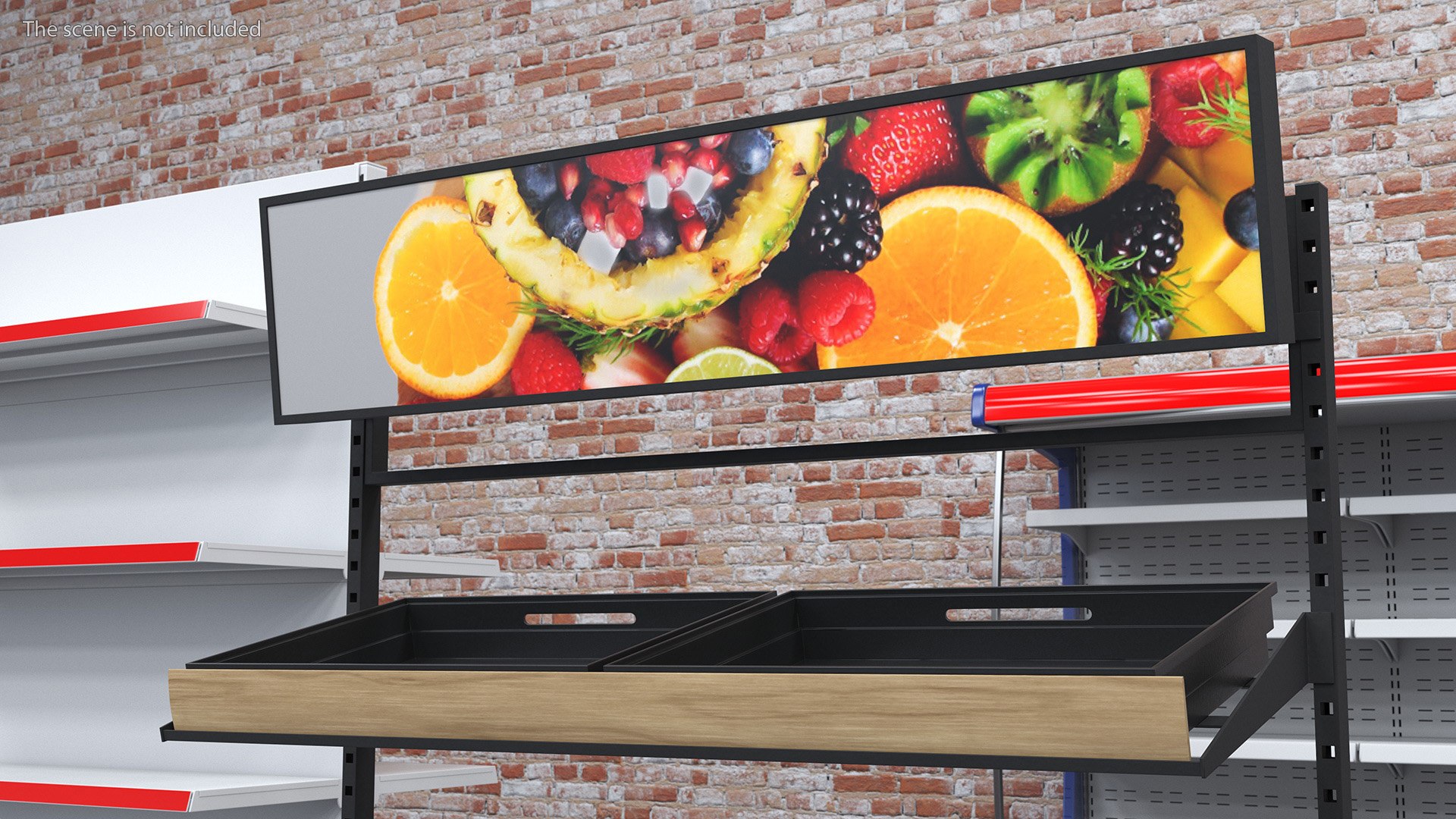 Grocery Display Rack Model - TurboSquid 2191857