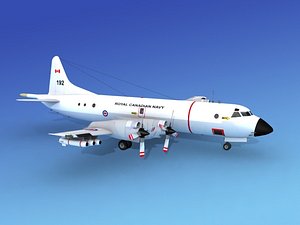 3d orion lockheed p-3 navy model