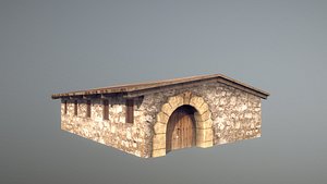 stone fort stable 3D model