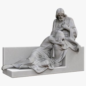 Jesus with Woman Statue