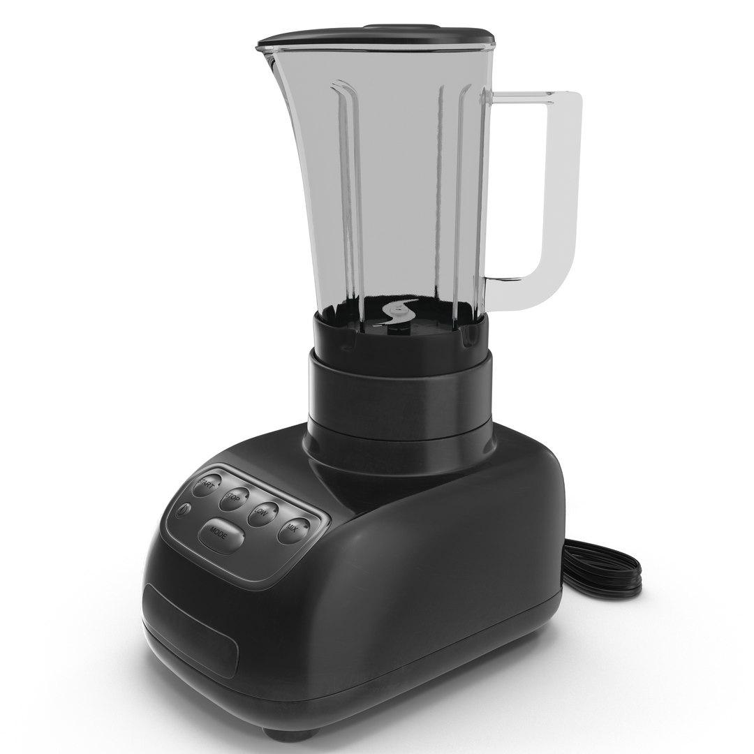 Blender Black 3D Model preview