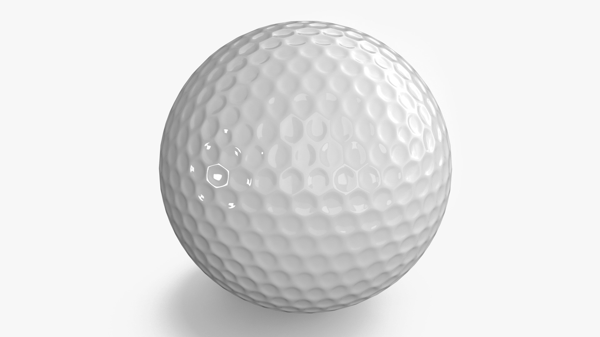 Golf Ball 3D model preview