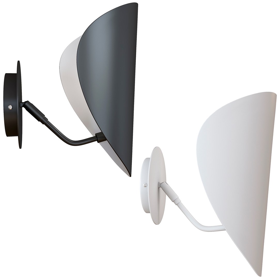 3D Model Funambule Contemporary Wall Light In Metal(1) - TurboSquid 1850200