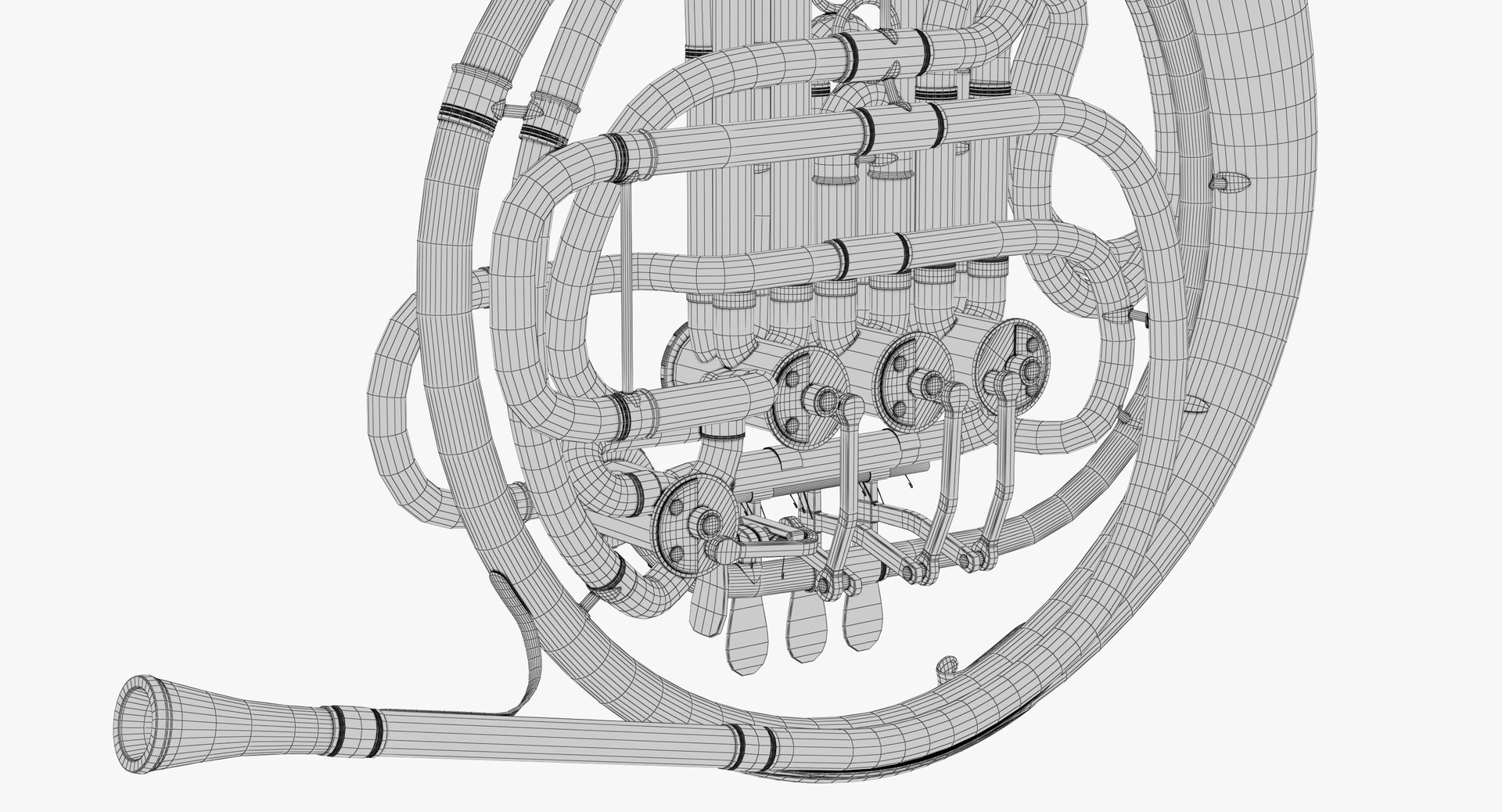 French Horn model TurboSquid 1992262