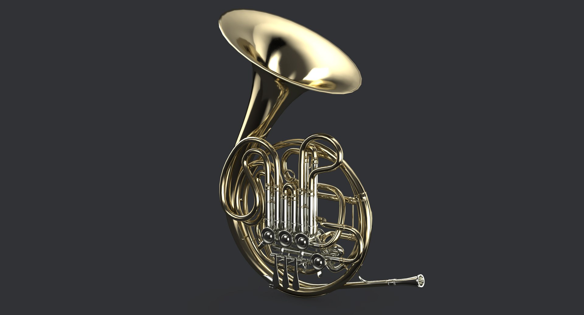 French Horn model TurboSquid 1992262